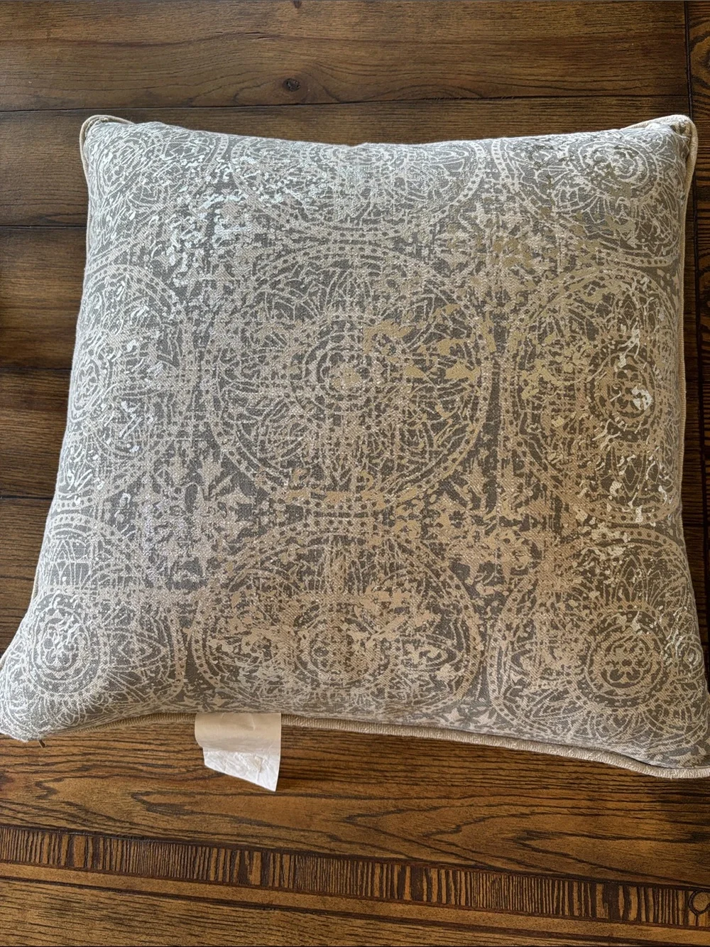 Z Gallerie Decorative Pillows embroidered metallic